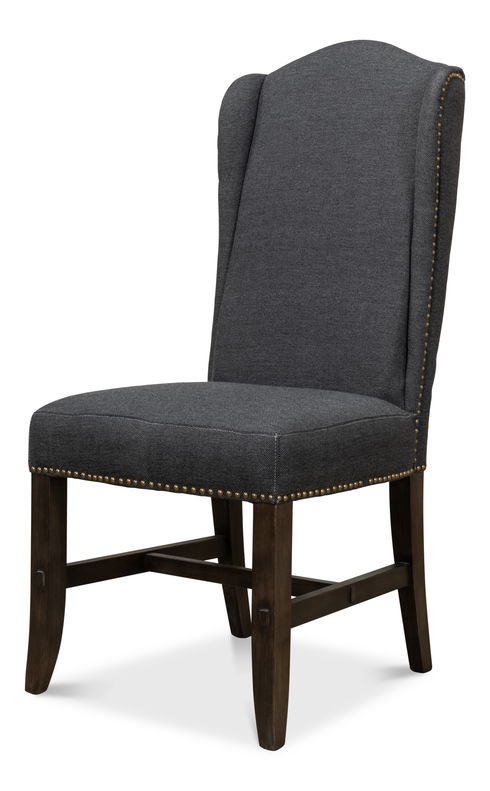Black High Back Dining Chair
