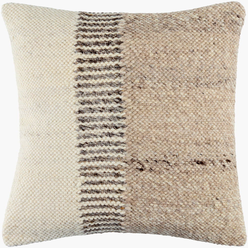 Deccan Traps Accent Pillow Poly, Decorative Pillow by Surya, 18" length x 18" width