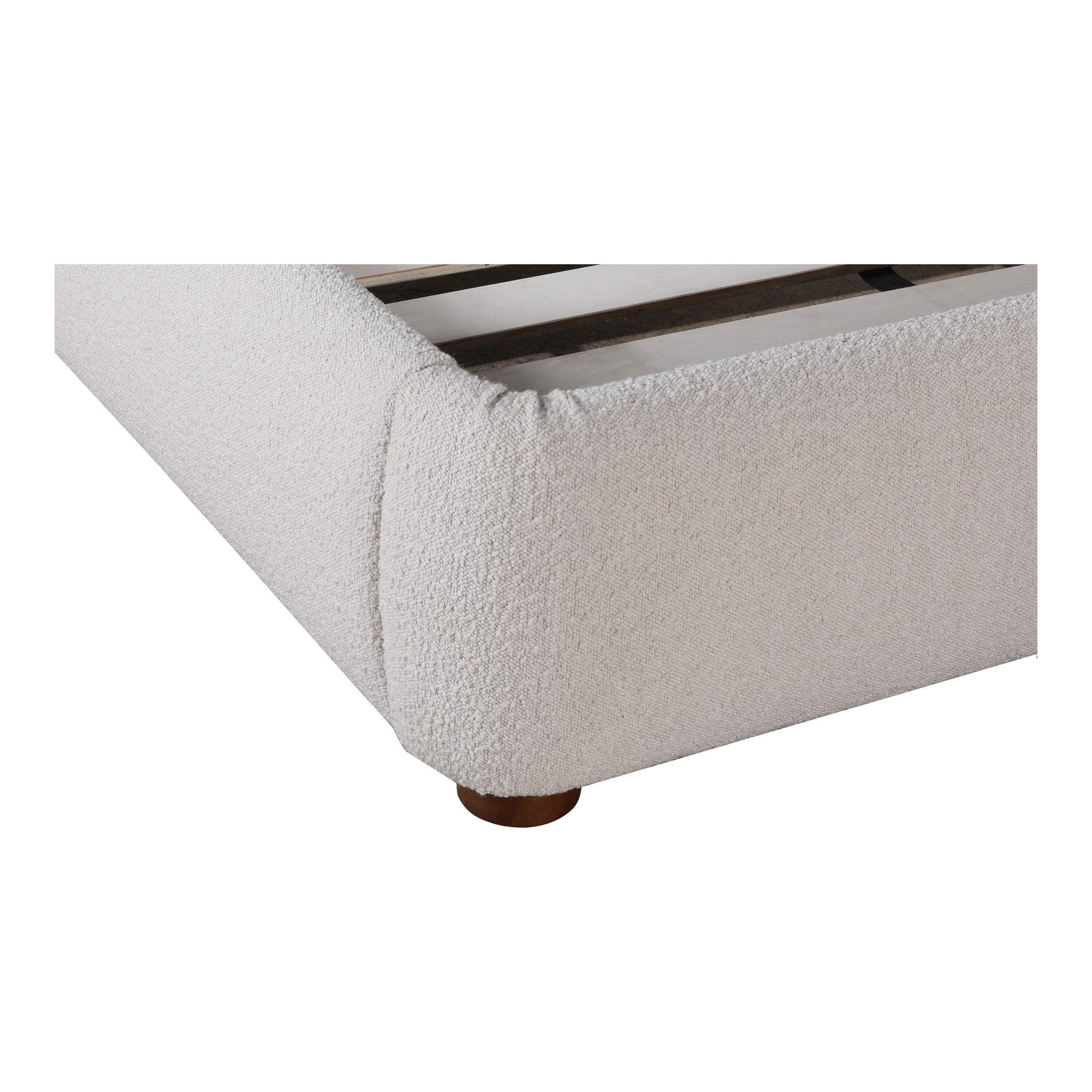 Colin Queen Bed Oatmeal, by Moe's Home, 70" width x 40" height x 86" depth View 6