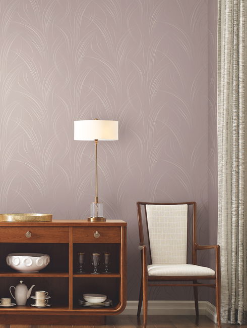 Graceful Wisp Lavender Wallpaper