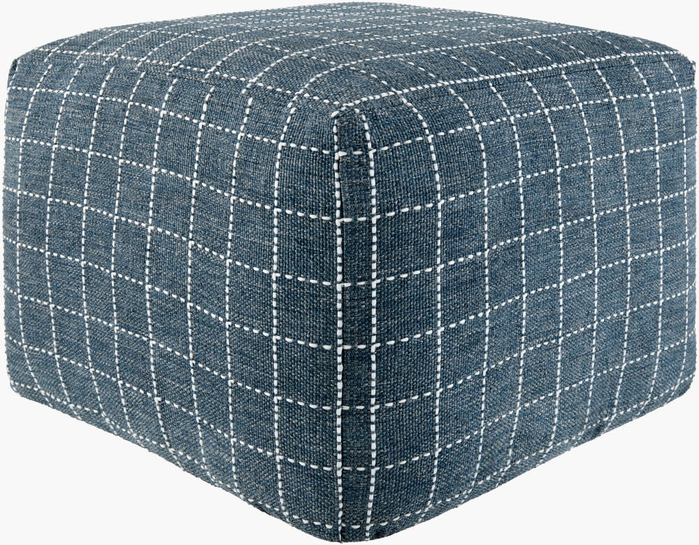 Island Vibe Pouf, Ottoman by Surya, 18" width x 14" height
