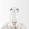 Troian Medium Rattan Wrapped Glass Bottle, Decorative Object by Mercana, 7.5" length x 7.5" width x 14.5" height thumbnail 4
