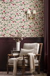 Roses Linen Wallpaper thumbnail 1