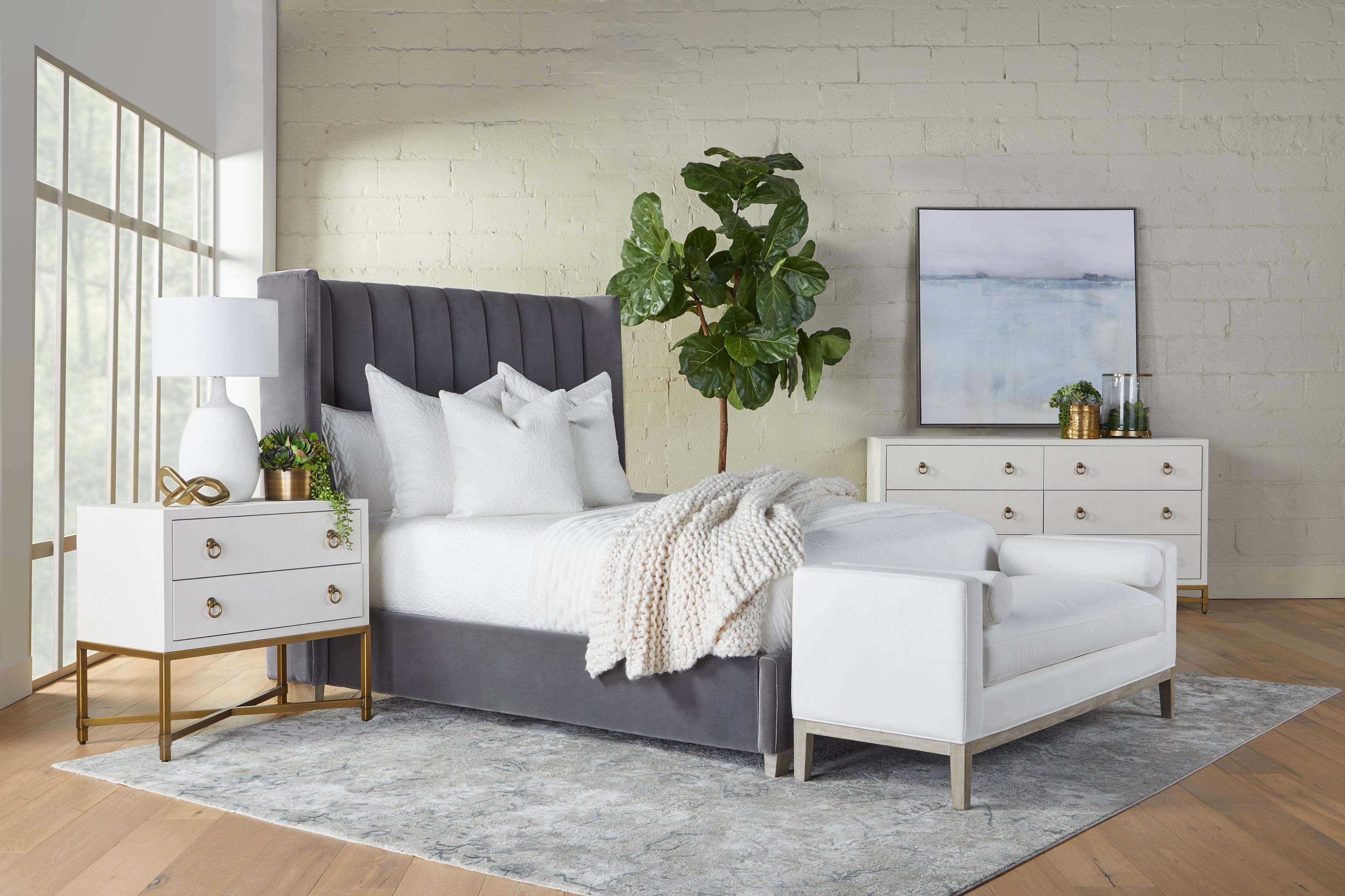 Keaton Upholstered Bench large image 