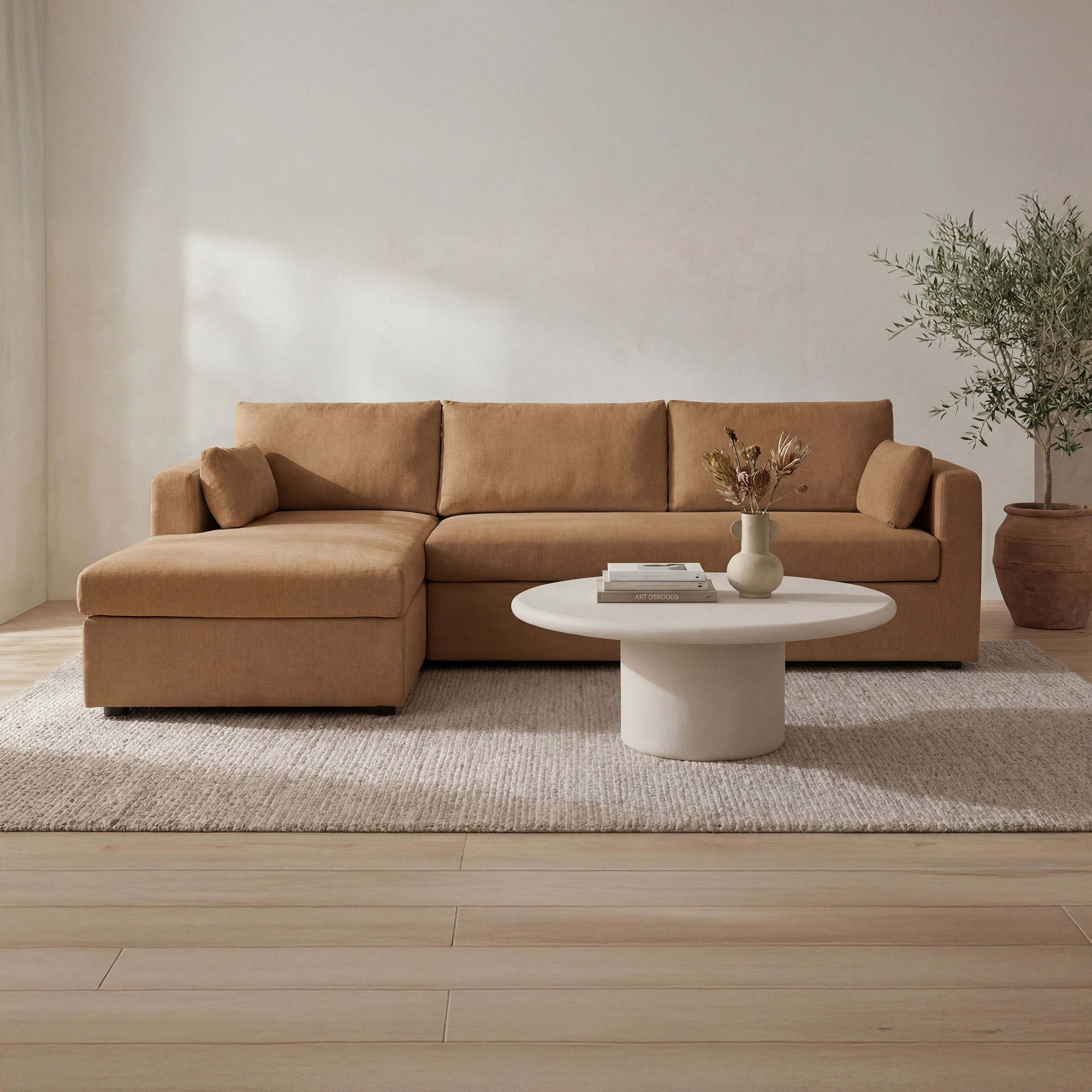 Frida Outdoor Coffee Table Cream, Outdoor Table by Moe's Home, 3'4" width x 1'3.5" height x 3'4" depth View 5