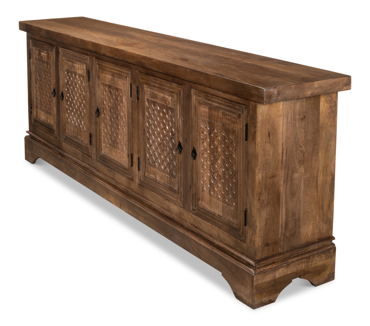 Gentry Sideboard, by Sarreid, 1'8" length x 8'9" width x 3'3" height View 6