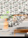 Botanicals & Lemurs White & Green Peel & Stick Wallpaper thumbnail 2