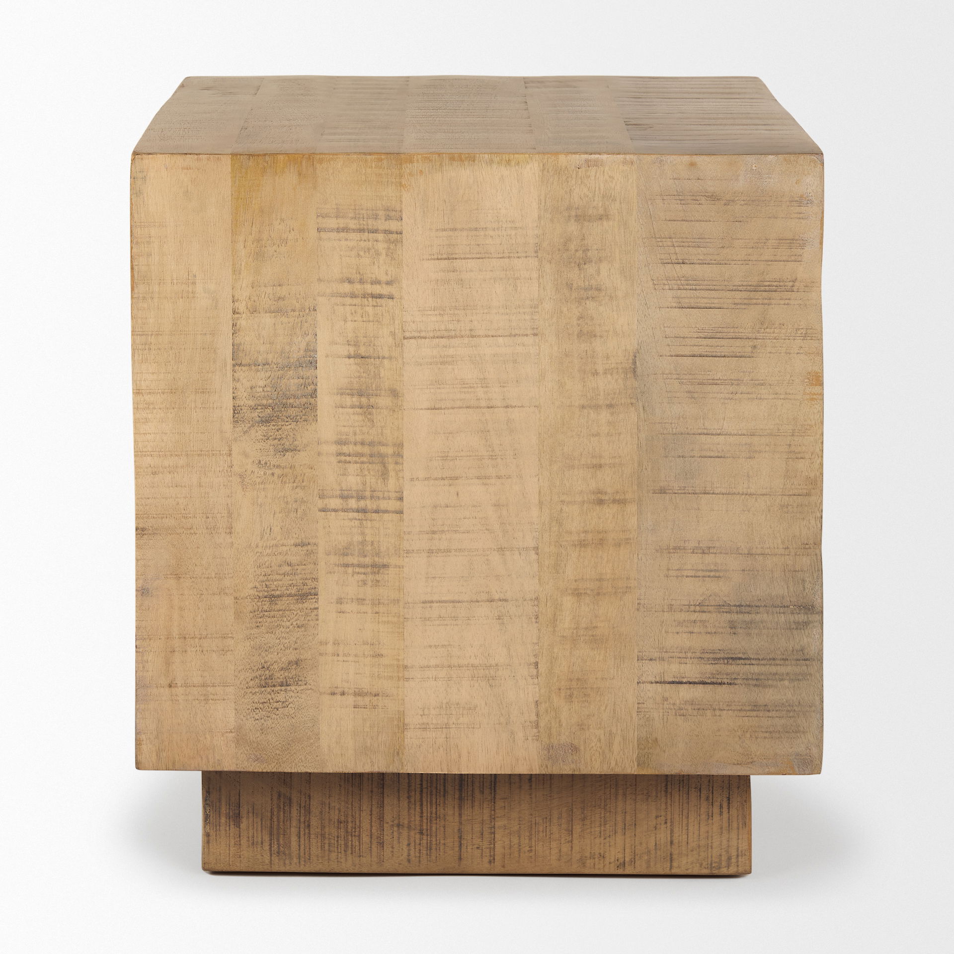 Hayden Light Brown Wood End/Side Table large image 