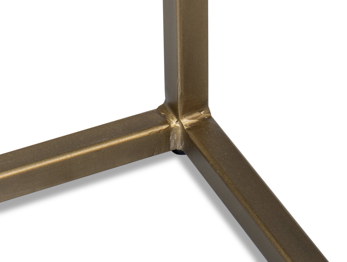 Pablon End Table, by Sarreid, 10" length x 1'2" width x 2'2" height View 7