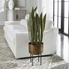 Fasita Brass Planter 2 Cartons, Artificial Plants & Flower by Uttermost, 15" width x 44" height x 15" depth thumbnail 2
