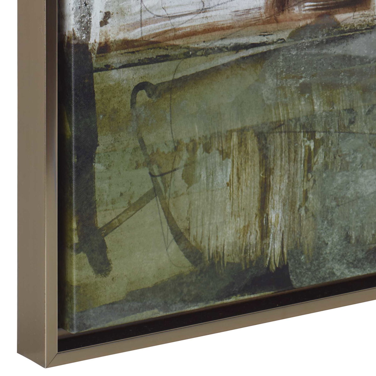The Boardwalk Framed Abstract Art, by Uttermost, 37.5" width x 37.5" height x 2" depth View 5