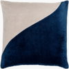 Cotton Velvet Lumbar Pillow Poly, Decorative Pillow by Surya, 13" length x 20" width thumbnail