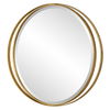 Rhodes Gold Round Mirror, by Uttermost, 36" width x 36" height x 1.25" depth thumbnail 5