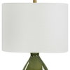 Gourd Green Table Lamp, by Uttermost, 1'4" width x 2'6.5" height x 1'4" depth thumbnail 6
