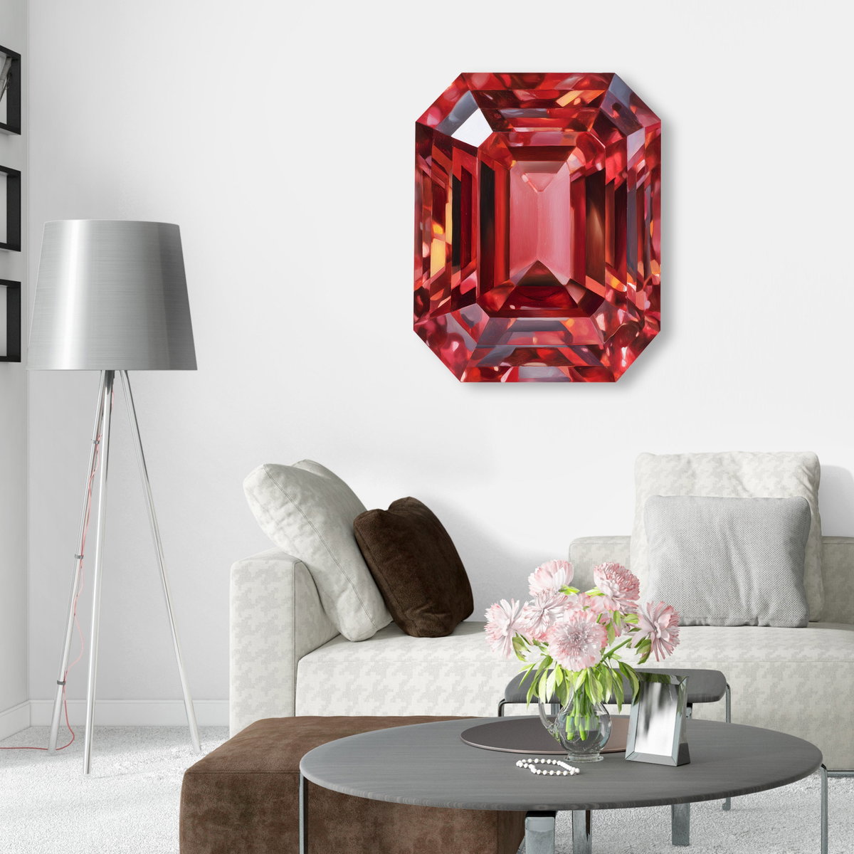 Rose Gold Radiance III (No Embellishment), Art by Oliver Gal,  30 View 2