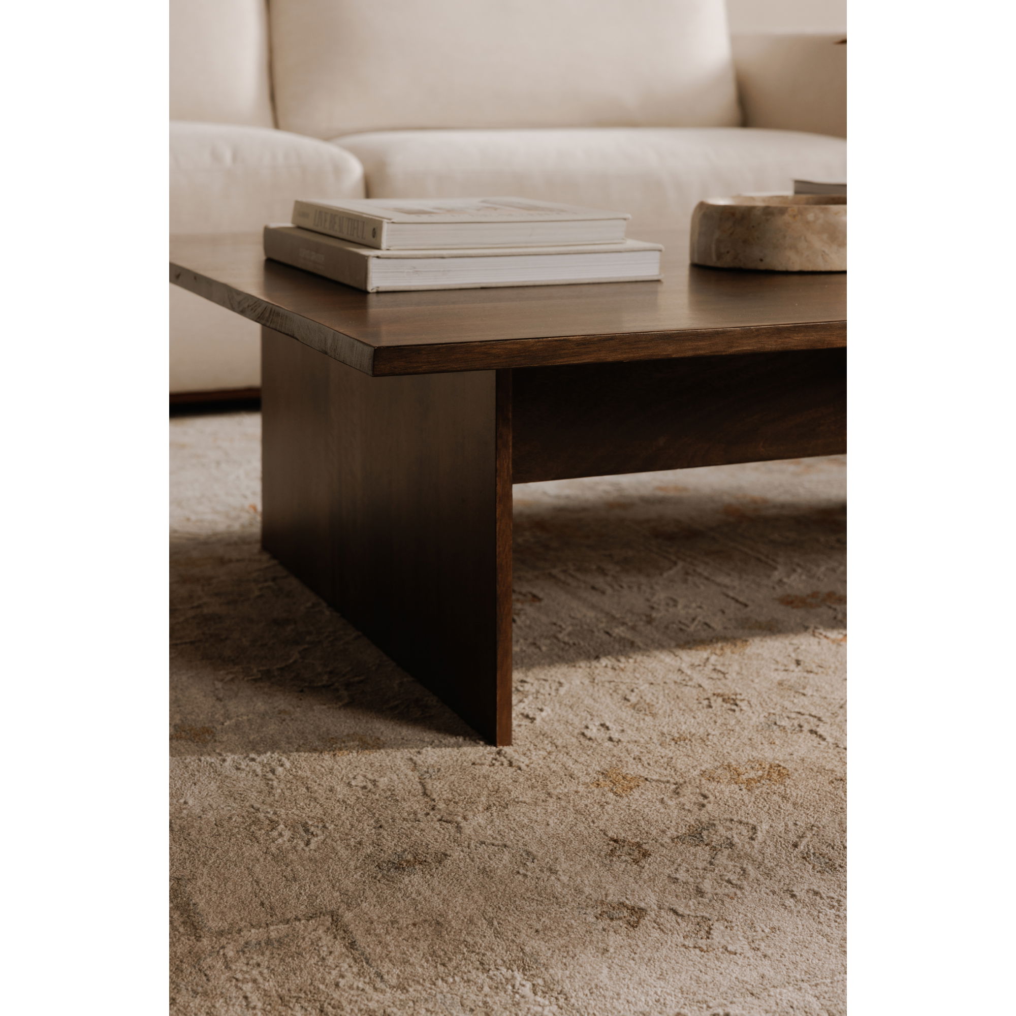 Everett Coffee Table Dark Brown large image 