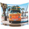 Surf Van Large Tapestry, by York Wall, 5' length x 4'4" width x 0.04" depth thumbnail
