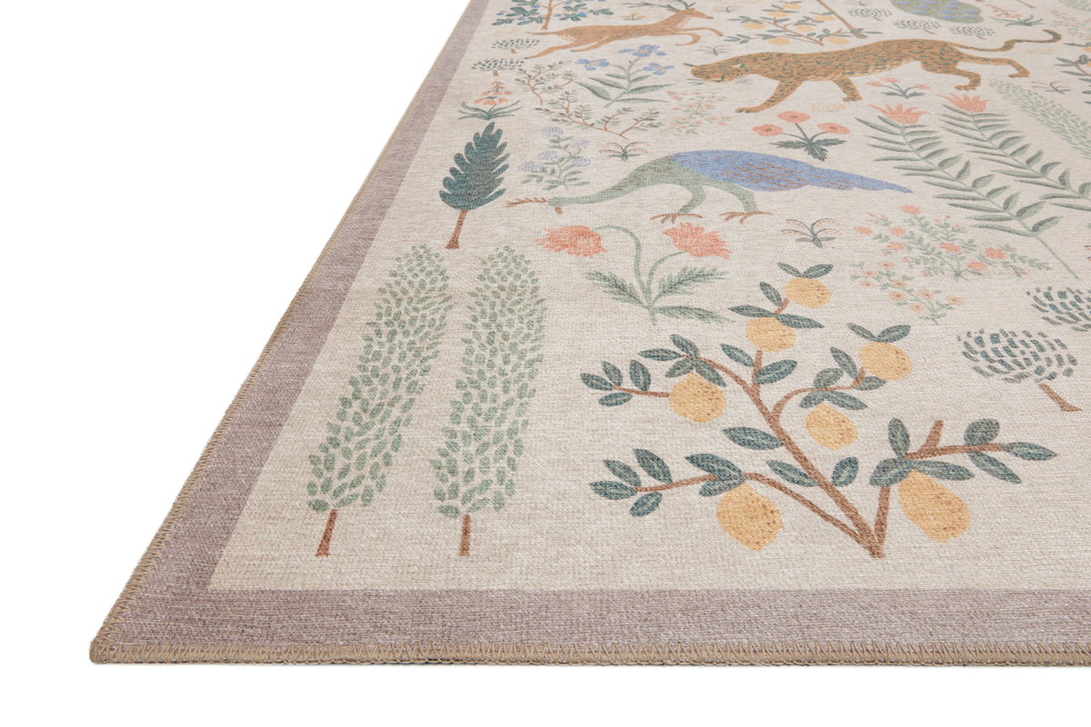 Rifle Paper Co. x Loloi Menagerie Rug, 2'3" length x 3'9" width View 2