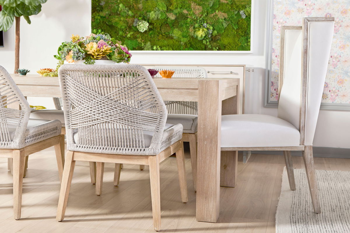 Adler Extension Dining Table, by Essentials for Living, 71" width x 30" height x 35.5" depth View 12