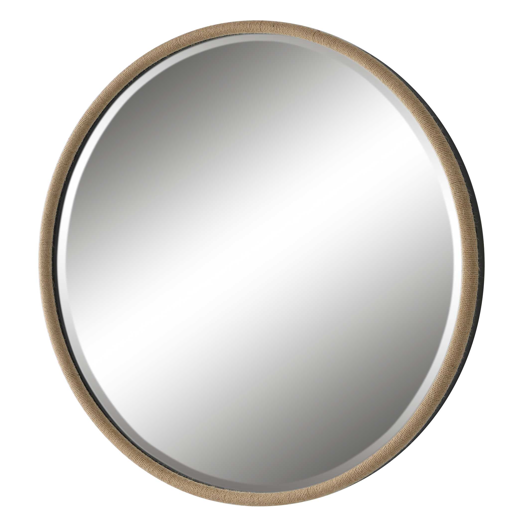 Ranchero Natural Rope Round Mirror Ranchero Natural Rope Round Mirror large image