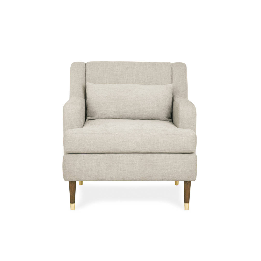 Hopkins 32' Wide Crypton Armchair, Accent Chair by Brownstone Furniture, 32" width x 35" height x 33" depth View 1