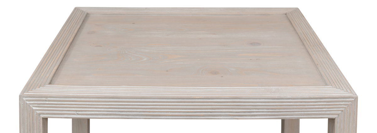 Camden Side Table, by Sarreid, 2'4" length x 1'10" width x 2' height View 8