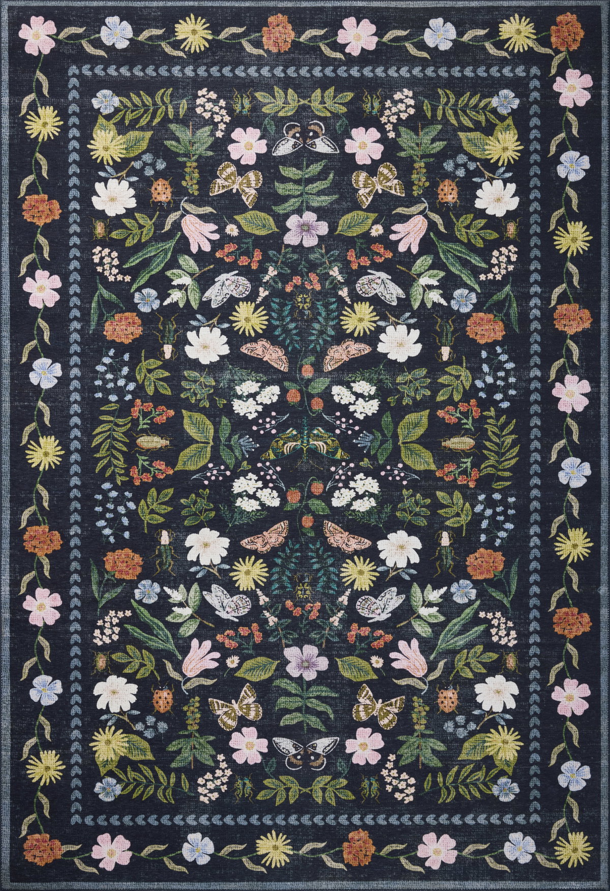 Rifle Paper Co. x Loloi Canopy Rug, 1'6" length x 1'6" width View 1