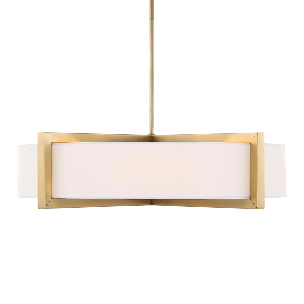 Cresson 4 Light Drum Pendant, by Uttermost, 6.5" height x 30" diameter View 6