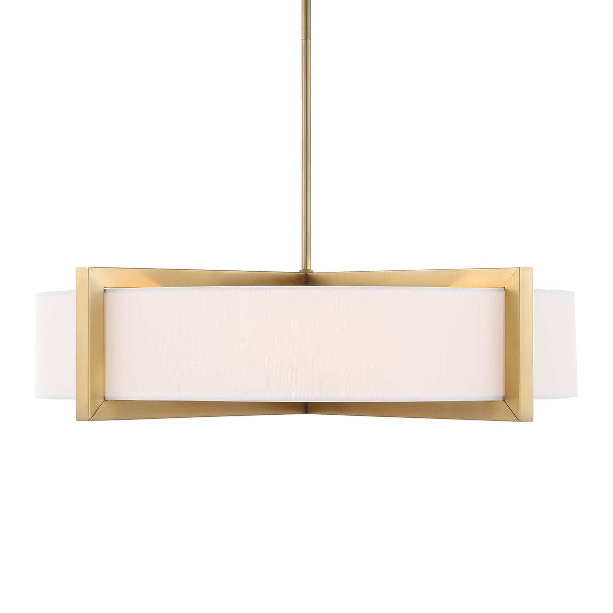 Cresson 4 Light Drum Pendant, by Uttermost, 6.5" height x 30" diameter View 6