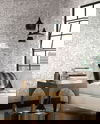 Cubist Cityscape Black Peel & Stick Wallpaper thumbnail 1