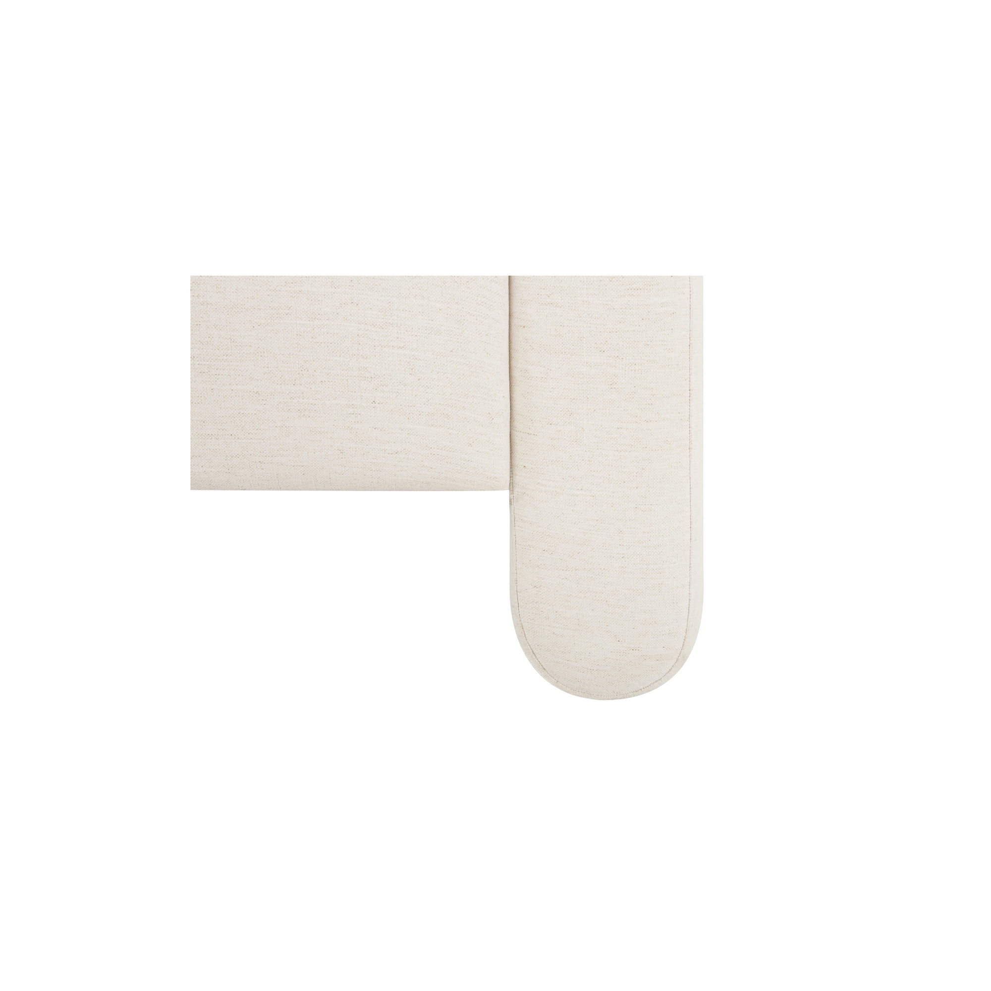 Moore Sofa Oat, Sofas & Sectional by Moe's Home, 85" width x 31.5" height x 36" depth View 5