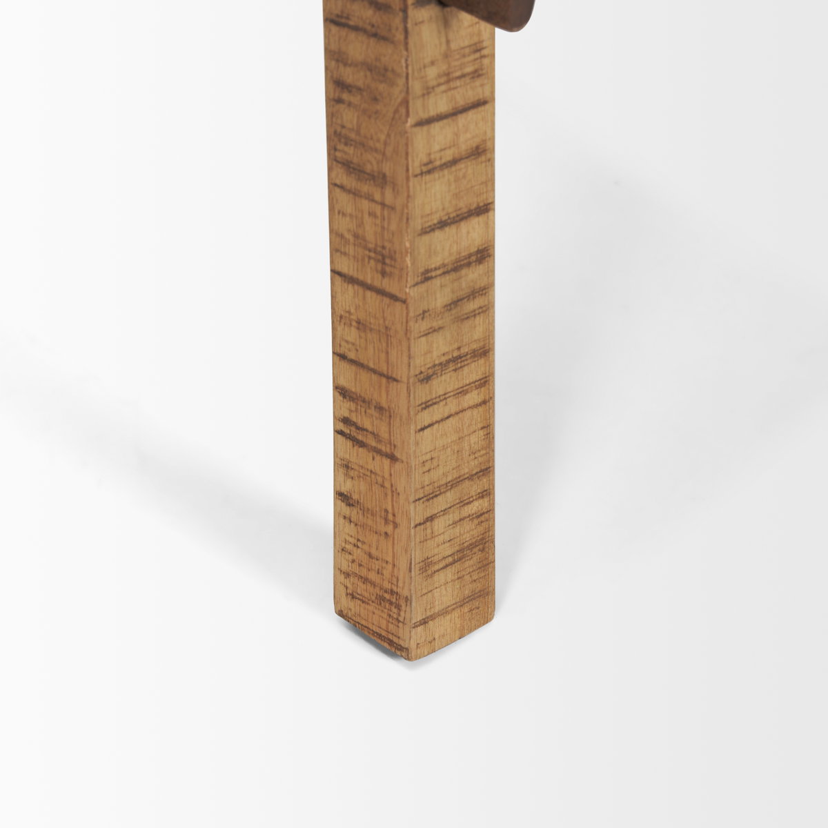Rosie Small Brown Wood End Table, Side & End Table by Mercana, 20" length x 20" width x 22.5" height View 8