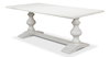 Lionisio Trestle Table  Cortina White, by Sarreid, 3'5" length x 7' width x 2'6" height thumbnail 9