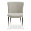 Early Dining Chair Beige-set Of Two, by Moe's Home, 21.7" width x 33.5" height x 23.8" depth thumbnail 1