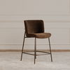 Early Counter Stool Dark Brown, Counter & Bar Stool by Moe's Home, 21.7" width x 37.4" height x 23.4" depth thumbnail 6