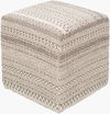 Leif Pouf, Ottoman by Surya, 16" width x 18" height thumbnail