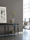 Wavy Stripe Black Metallic Wallpaper, by York Wall, 33' length x 1'9" width x 0.02" depth thumbnail 3