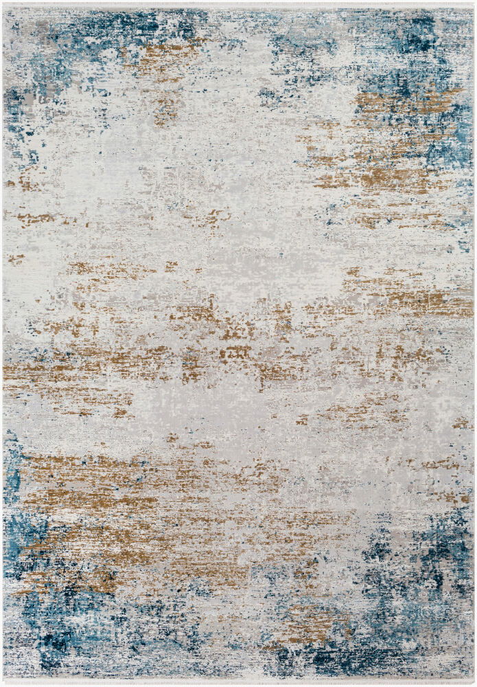 Solar Machine Woven Rug, by Surya, 7'6.55" length x 5'1.81" width