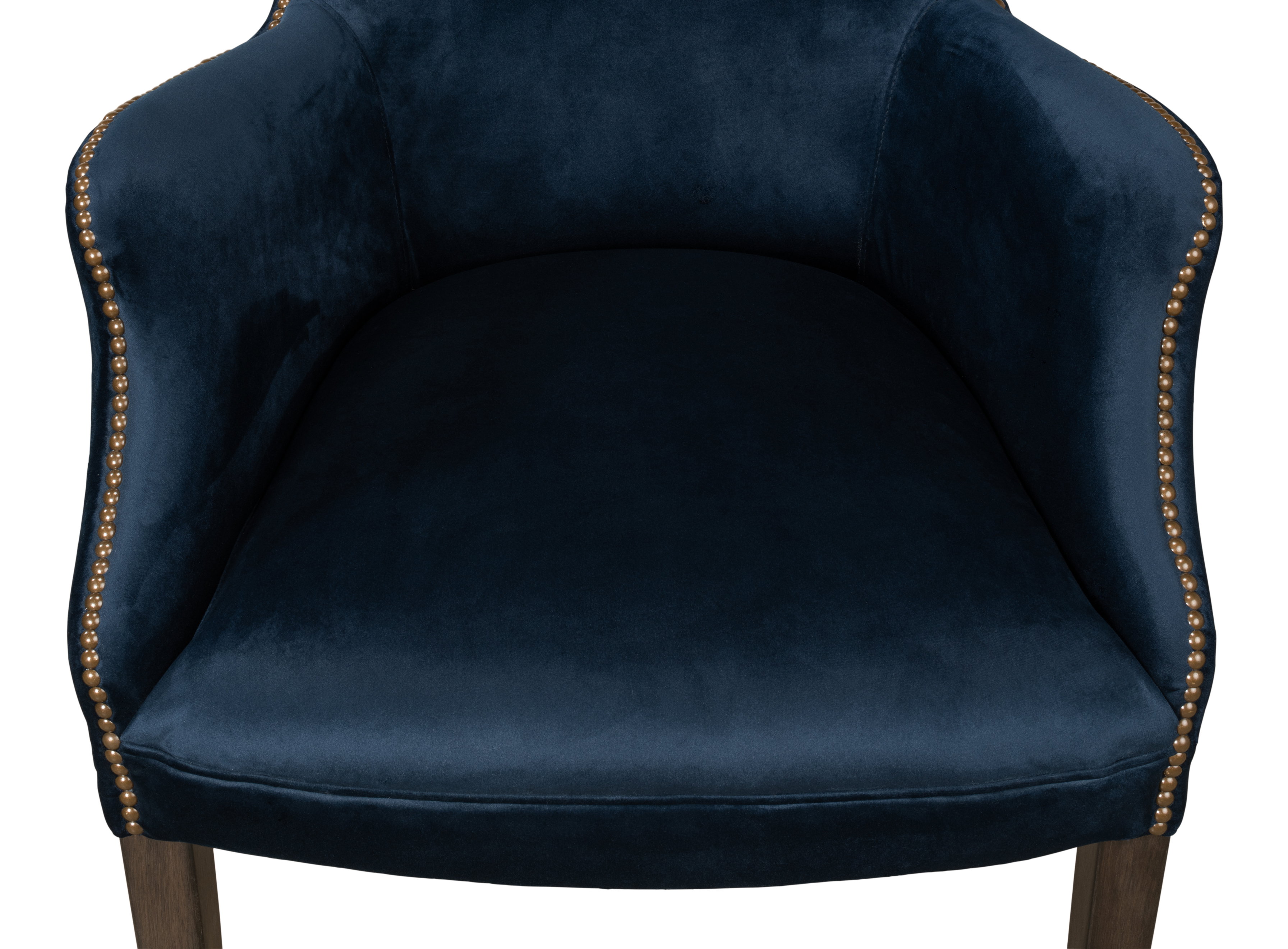 Princess Chair, Blue, Accent Chair by Sarreid, 30" length x 26" width x 34" height View 9