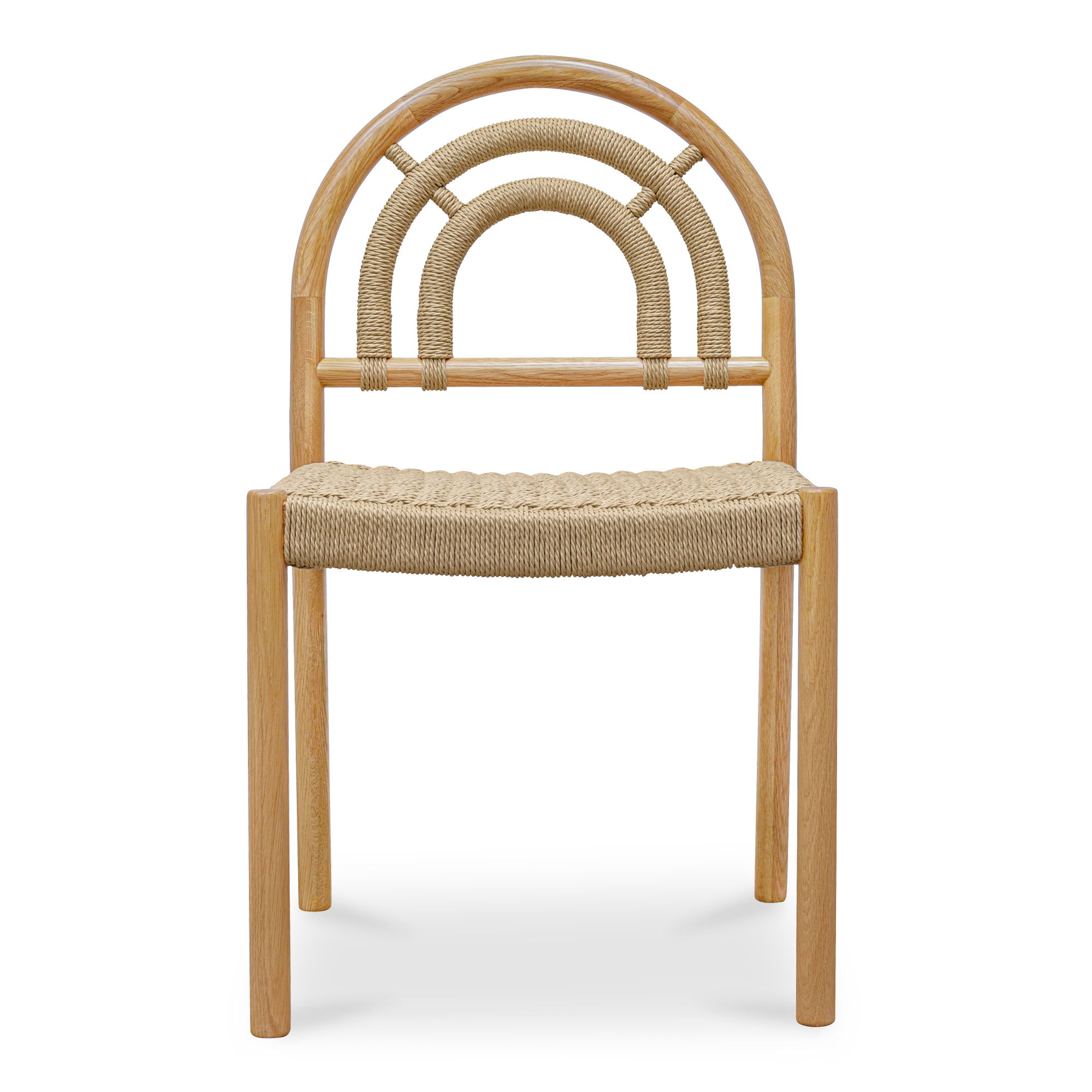 Avery Dining Chair Natural – Set Of Two, by Moe's Home, 20" width x 34.75" height x 21.5" depth View 11