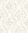 Coverlet Floral Grey & Off White Wallpaper thumbnail 0