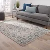 Serilda Hand-Tufted Taupe/Blue Area Rug thumbnail 1