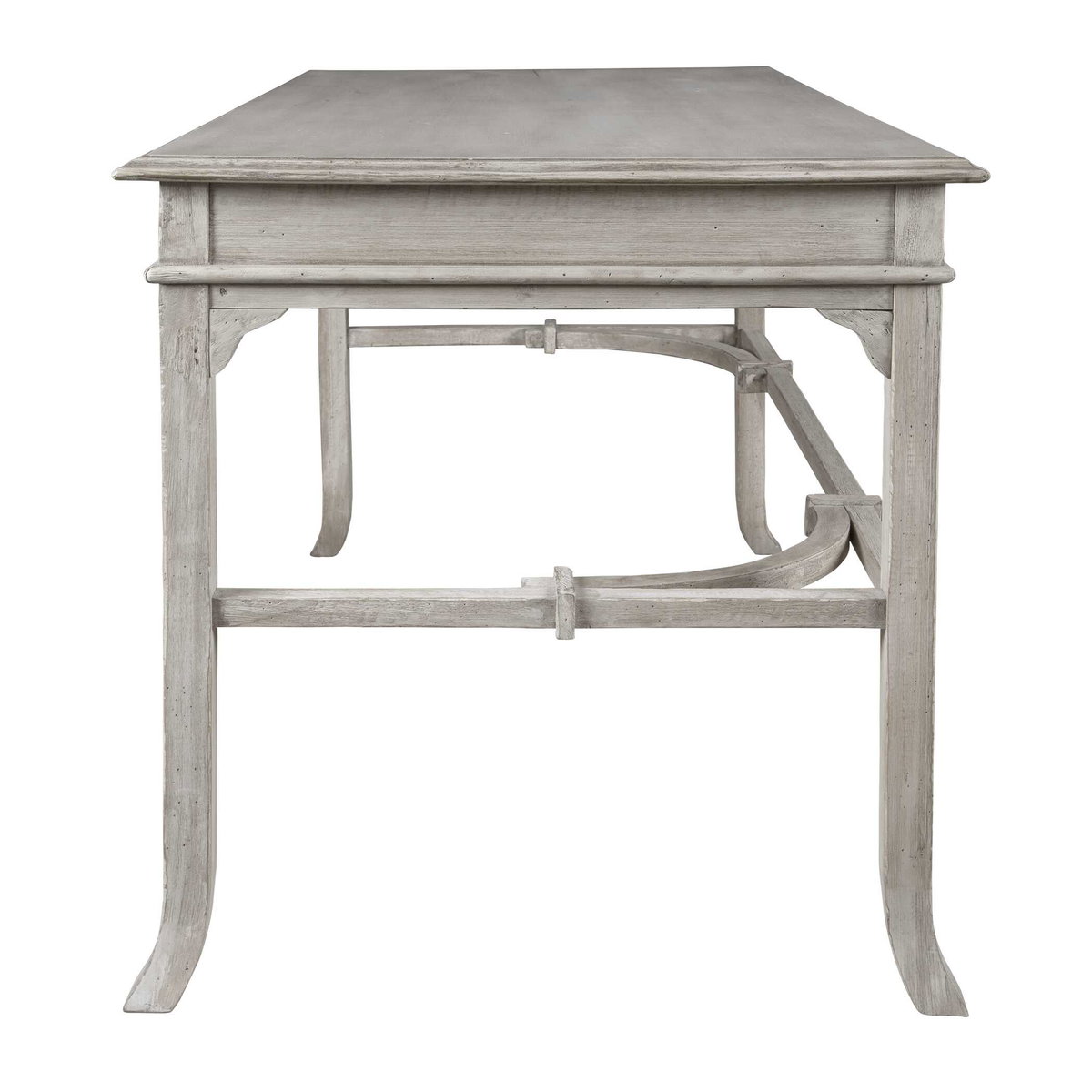 Bridgely Aged Writing Desk, Furniture by Uttermost, 52" width x 30" height x 27" depth View 7