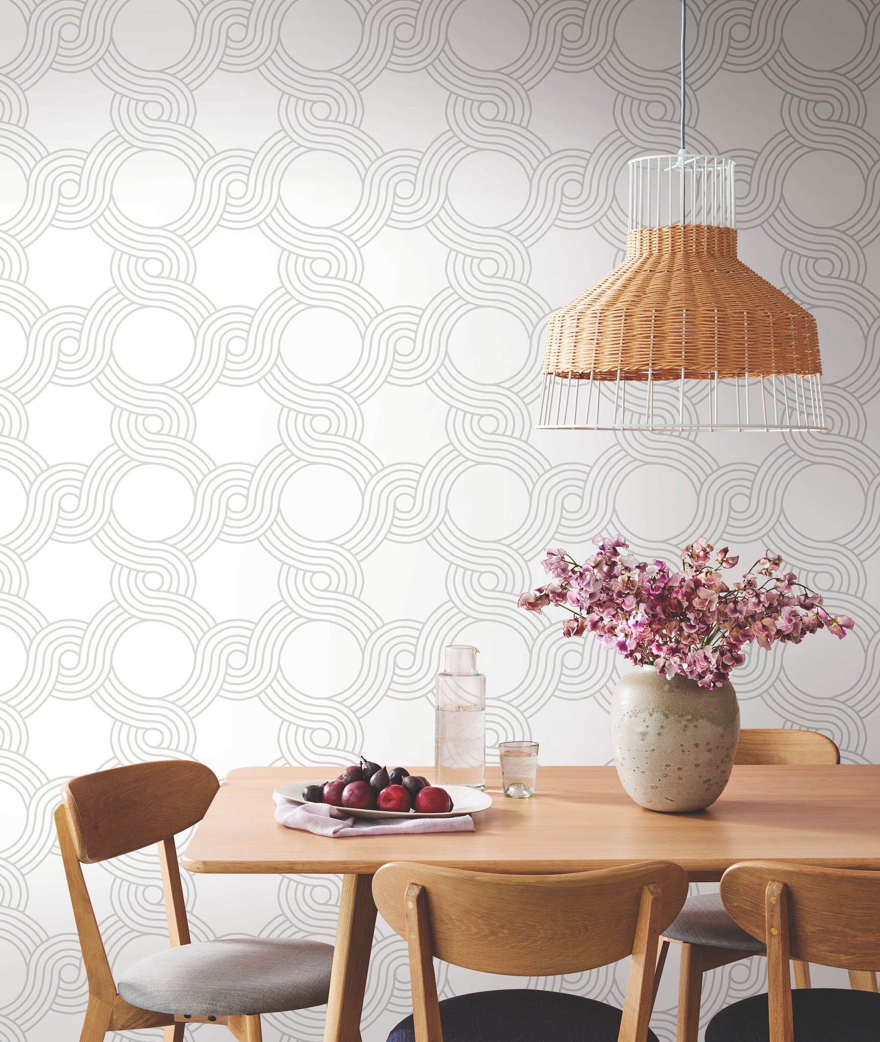 The Twist Grey Wallpaper large image 