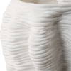 Stratified Matte White Vase, by Uttermost, 9" width x 13.75" height x 9" depth thumbnail 4
