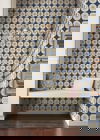 Soho Starburst Blue & Gold Peel & Stick Wallpaper thumbnail 2