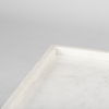 Nathan II 18' x 20' Square Top White Marble and Black Metal End/Side Table thumbnail 10