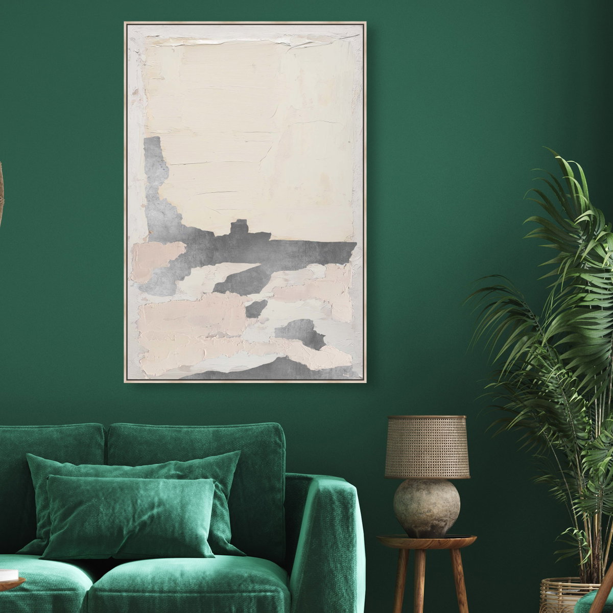 Wallborn II (Beige Spackle), Art by Oliver Gal,  20x30 View 2