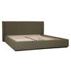 Tobias Bed Eastking Olive, by Dovetail, 88.5" width x 40" height x 90" depth thumbnail 1