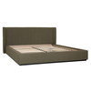 Tobias Bed Eastking Olive, by Dovetail, 88.75" width x 40" height x 89.5" depth thumbnail 1